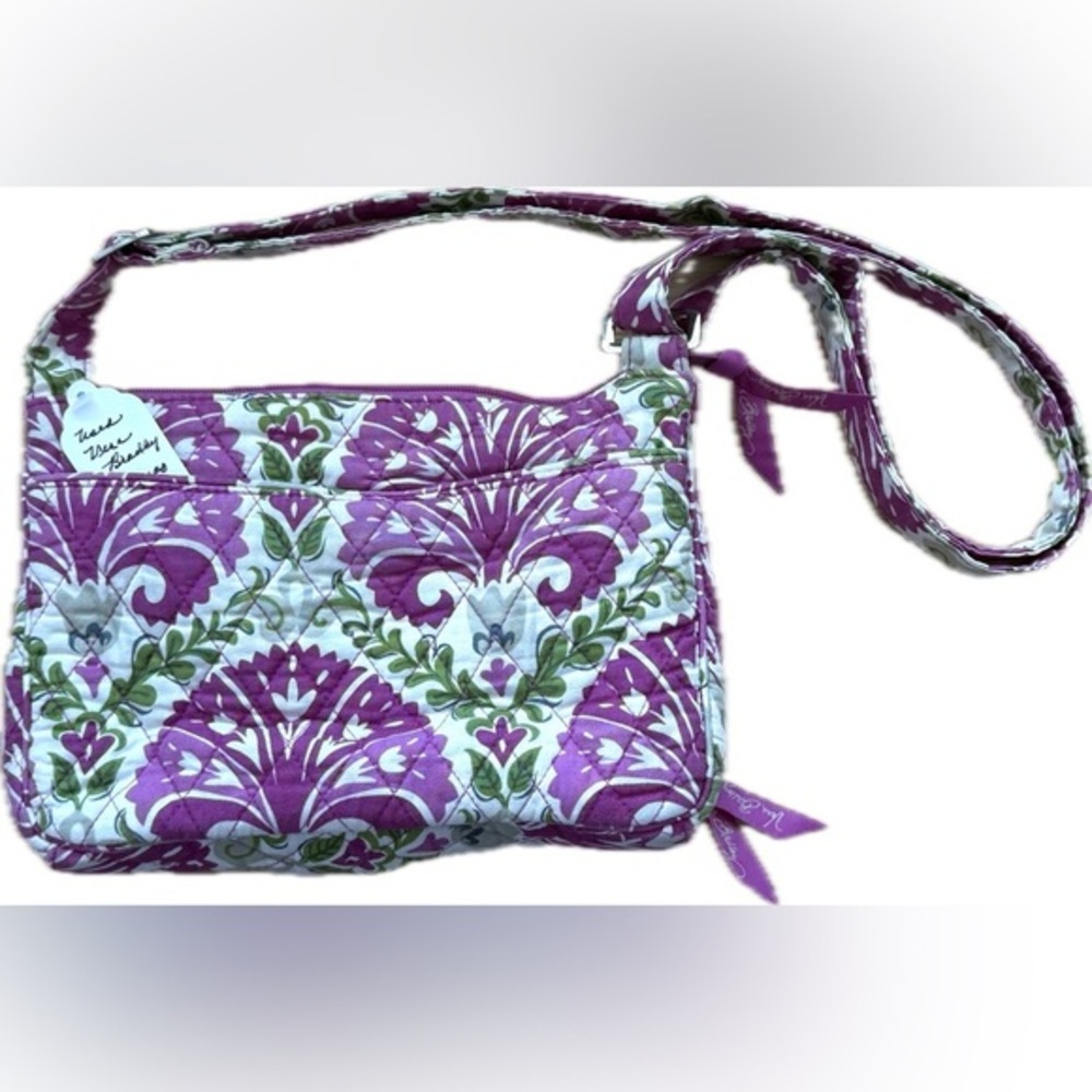 Vera Bradley Pink and Green Women's crossbody Bag